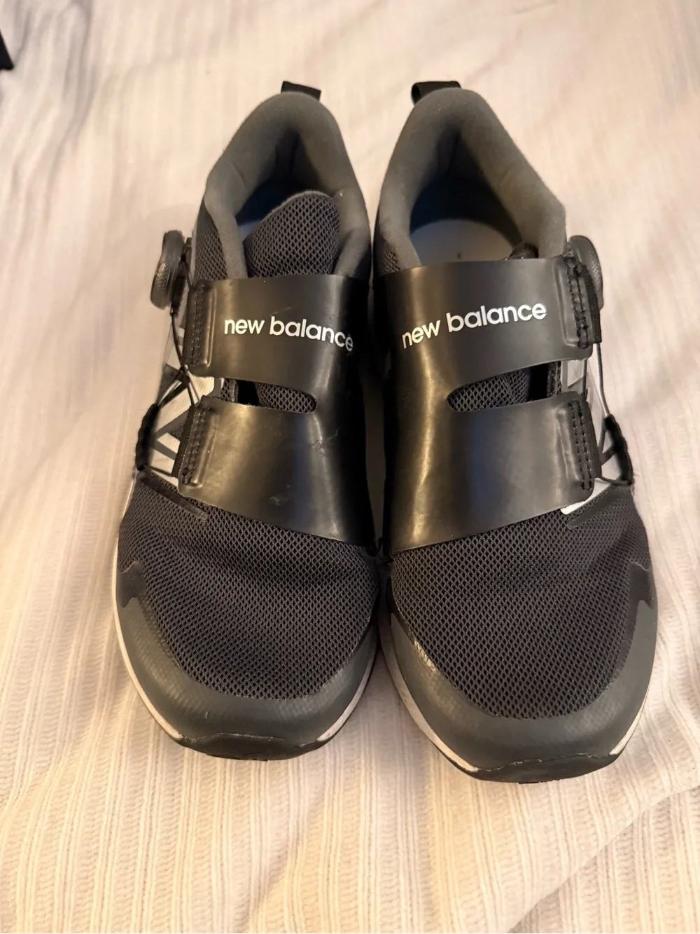 New Balance Kids BOA Sneakers in Black and Gray